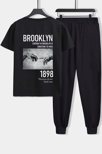 uyguntarz Unisex 1898 Brooklyn εμπριμέ 2-τεμ