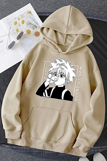 uyguntarz Φούτερ με στάμπα Unisex Killua Zoldyck