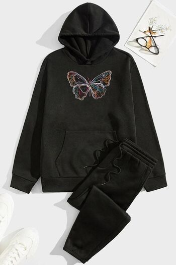 uyguntarz Σετ φόρμας Unisex Butterfly