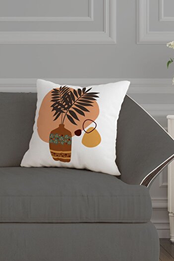 Sakallı Modern Design 3D Digital Printed Decorative 4-Piece Throw Pillow Cover