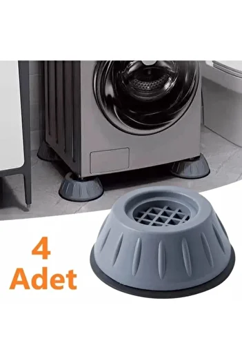Askıcı White goods base foot 4 pieces washing dishwasher machine riser vibration preventer