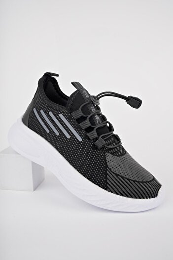 MUGGO Lupin Garantili Günlük Unisex Çocuk Bağcıklı Rahat Sneaker Spor Ayakkabı