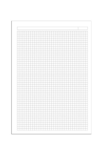 Etika A4 School Notebook - 144 Sheets (72 Sheets), Spiraled, Pack of 4, Checked