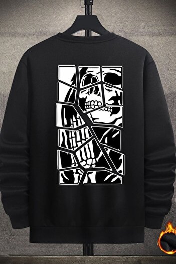 uyguntarz Φούτερ Unisex Skullcracked Crewneck