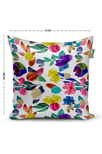 Sakallı Home 3D Digital Printed Decorative Throw Pillow Cover