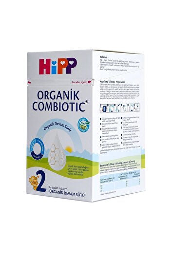 Hipp Organik Combiotic 2 Numara 800 GR 6-12 Ay 4`lü Avantaj Paketi (3200GR)