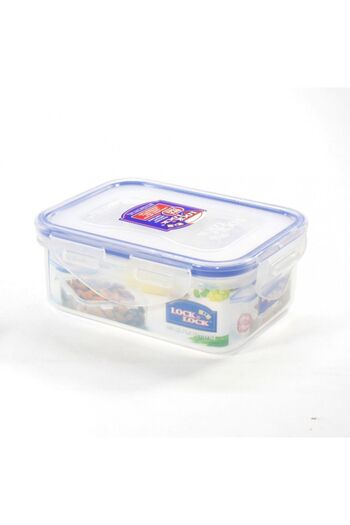 Lock & Lock Durable Plastic Food Container, 350 ml Capacity With Divider