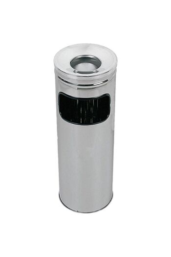 Palex Ashtray Standing Column Type Stainless Steel No.1