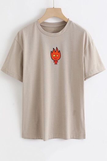 uyguntarz Μπλουζάκι Unisex με σχέδιο Fire Avatar