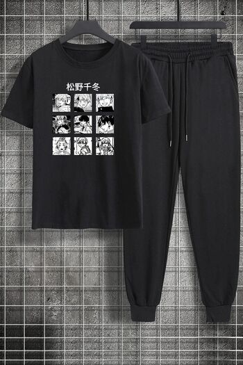 uyguntarz Σετ φόρμας Unisex Ken Kaneki εμπριμέ 2 τεμαχίων
