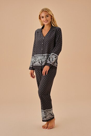 SUWEN Masculine Pajama Set - Fall