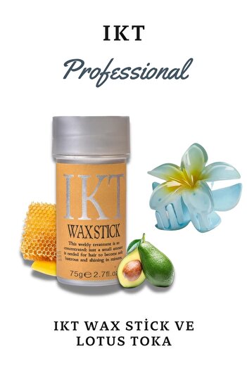 IKT Hair Wax Stick 75gr Ve Lotus Toka