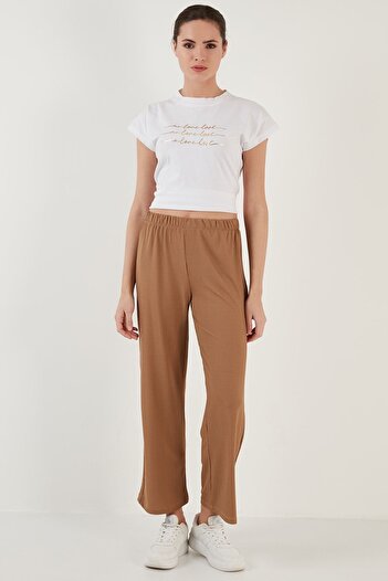 Lela Fitilli Rahat Kesim Bol Paça Pantolon Pantolon 5865028