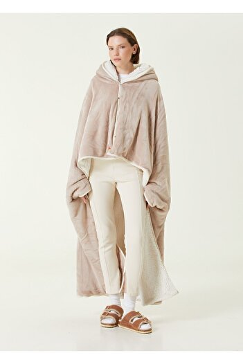 İrya Es Parla Lona Blanket Beige Oversize