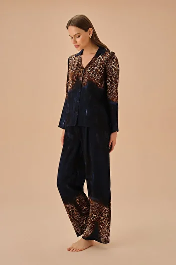 SUWEN Tigre Masculine Pajama Set