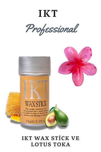 IKT Hair Wax Stick 75gr Ve Lotus Toka