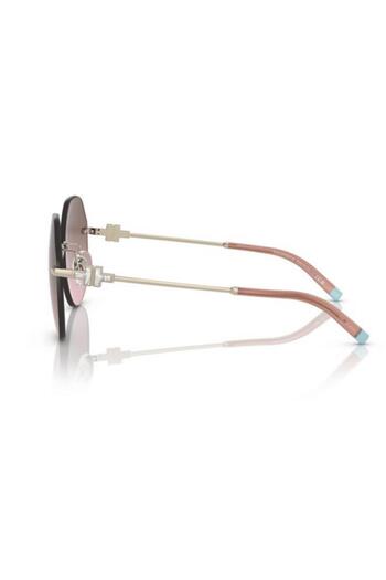 Tiffany Woman Irregular Sunglasses- Tf 3077 - Lense Size:60mm - Pale Gold