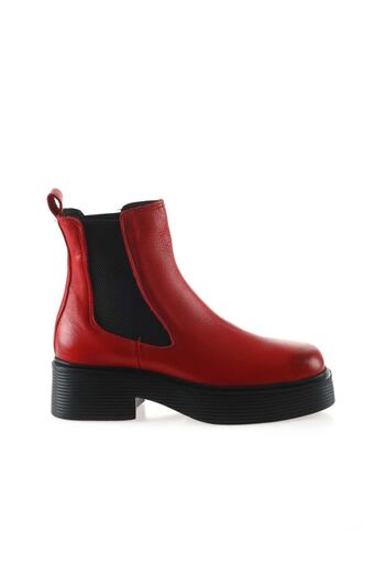Bueno Shoes Women's Heeled Boots - RedFlotterLeather, 01wt1800 Model