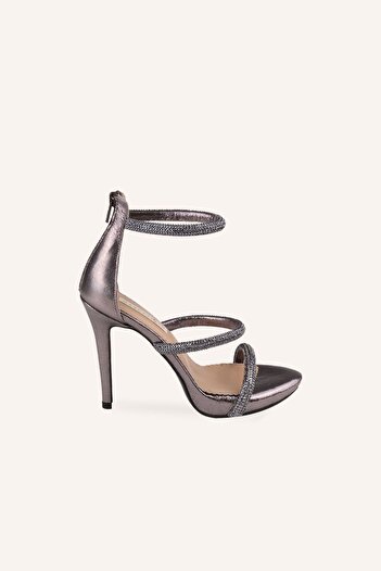 MARCATELLI High Heeled Anthracite Nirvana Sandals