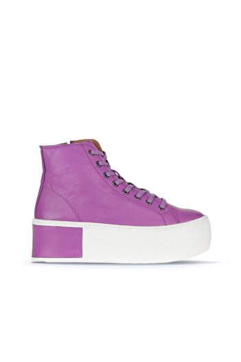 Bueno Shoes Жіночі спортивні черевики - Ліловий шкіряний, модель 01ws7003