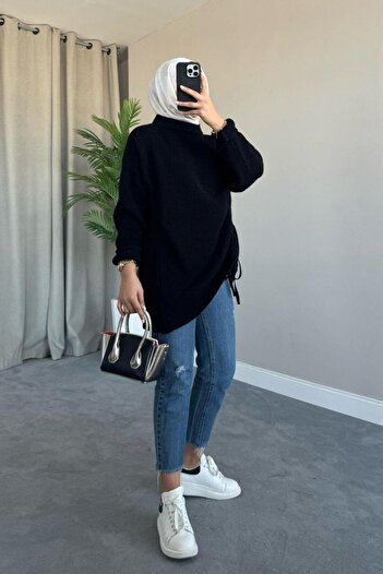 Şule Giyim Piraye Sweater Black