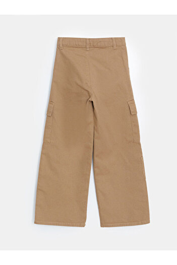 LC Waikiki Girl's Wide Leg Cargo Pants