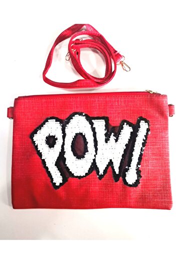 Monalisa Home Red Color El Shoulder Portfolio Bag
