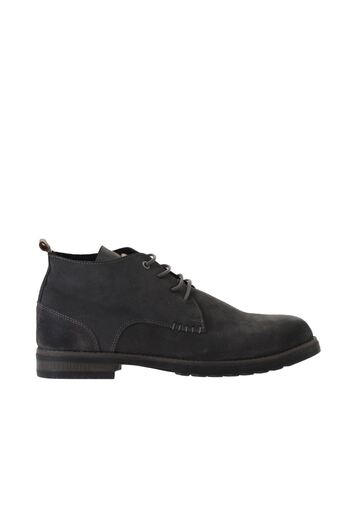 Bueno Shoes Ανδρικές γκρι σκούρες σουέτ μπότες - 01mv8506