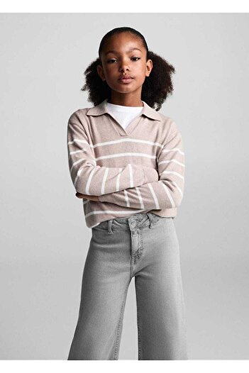 MANGO Kids Jeans with seamless culotte on the legs