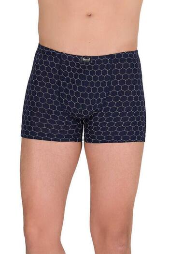 Berrak Πακέτο 6 Ανδρικά Lycra Modal Boxers 4497 Χρώματα - Μικτά