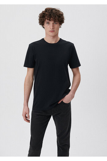 Mavi Μαύρο T-Shirt από οργανικό βαμβάκι 066901-900