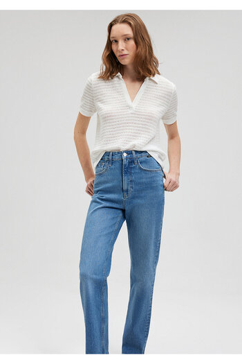 Mavi Short Cut WhitePoloT-shirt - 1612311 -70057