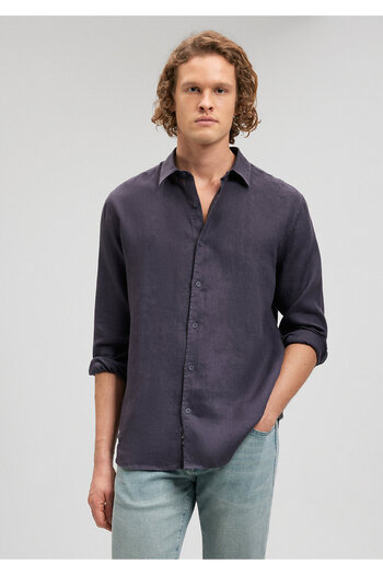 Mavi Anthracite Linen Regular Fit Shirt -0210492-80932