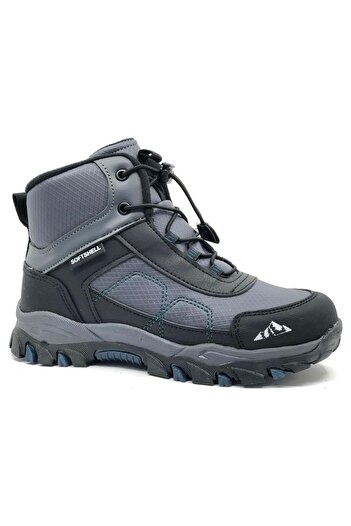 Kids Club Shoes Cool Alfa Каучукова підошва, не ковзає Softshell Дитячі черевики Сірий