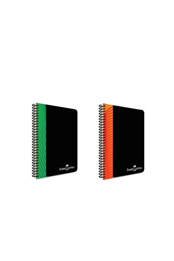 Faber Castell Faber-castell A4 Pp Cover Striped Notebook 120 YpCheckered