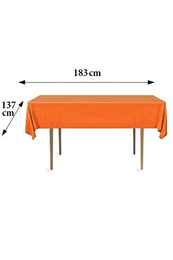 Partioutlet Orange Tablecloth 137 X 180 cm