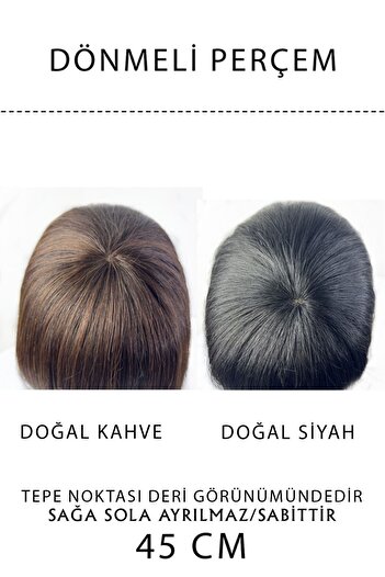 LOLLY PONY Makine Işi Derili Perçemli Tepelik Kahve