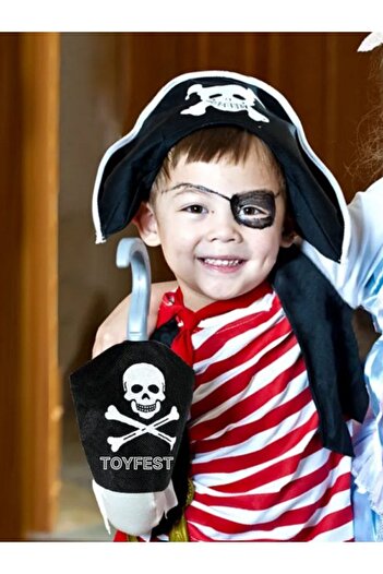 TOYFEST Αξεσουάρ κοστουμιών για πάρτι Captain Jack Sparrow Pirate Single Hand Hook - 1 τεμάχιο