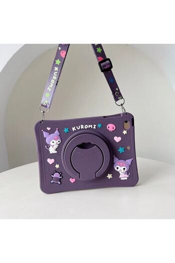 UnDePlus Samsung Galaxy Tab a 8.0 T290 T295 T297 Case Fun Children's Case with Kuromi Stand