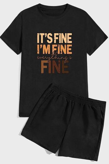 uyguntarz Σετ σορτς Arid Fine Print