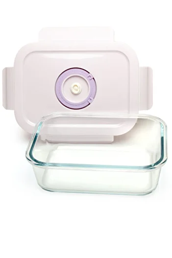 Bigatti 1480ml Glass Storage Container Lilac