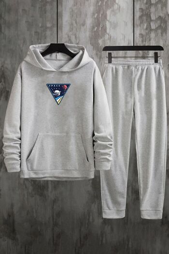 uyguntarz Σετ φόρμας Unisex Space Printed