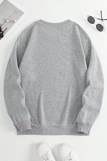 uyguntarz Oversize Pickle Printed Sweatshirt