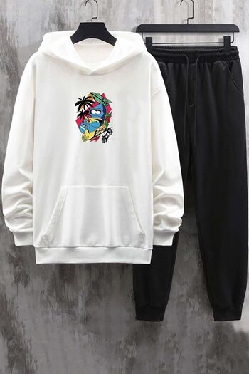 uyguntarz Σετ φόρμας Unisex Crazy Banana printed