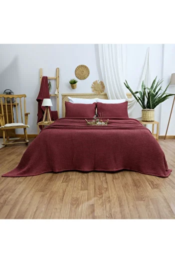 Cyc Atelier Waffle Patterned Single Bedspread