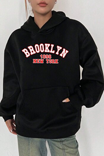 uyguntarz Brooklynská unisexová mikina s výstřihem