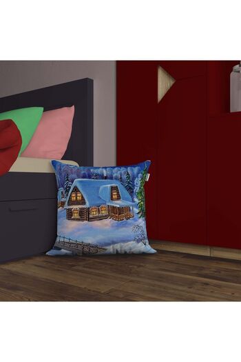 Sakallı 3d Baskılı Dekoratif Kırlent Kılıfı