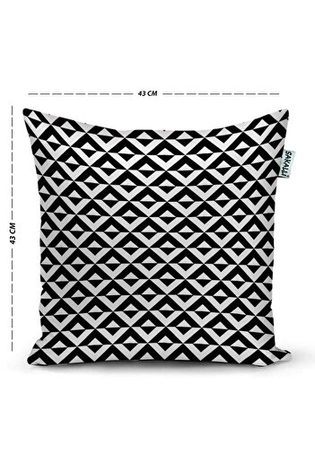 Sakallı Sakalli Home 4'lü Kombin 3d Baskılı Dekoratif Kırlent Kılıfı
