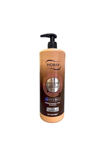 Hobby Hooby Keratin and Biotin Salt-Free Shampoo - 1000 ML x 2 Pieces