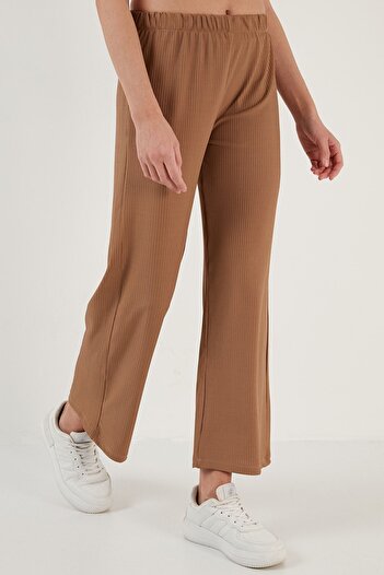 Lela Fitilli Rahat Kesim Bol Paça Pantolon Pantolon 5865028